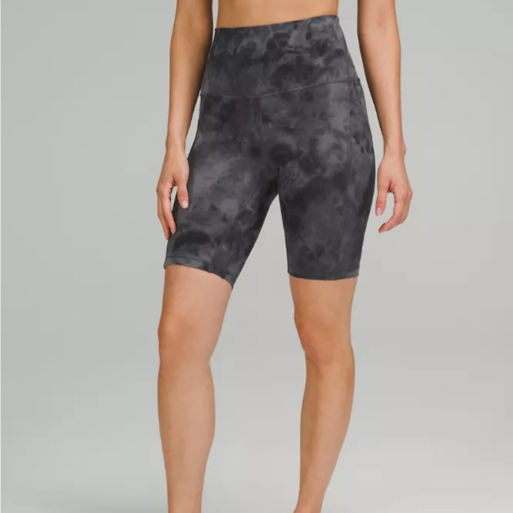 Lululemon Align High-Rise Shorts 8” Diamond Dye Graphite Size 10